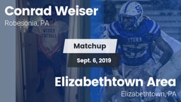 Matchup: Weiser vs. Elizabethtown Area  2019