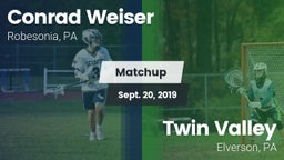 Matchup: Weiser vs. Twin Valley  2019