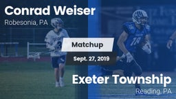 Matchup: Weiser vs. Exeter Township  2019