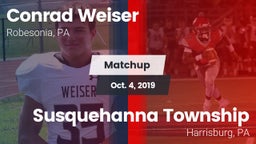 Matchup: Weiser vs. Susquehanna Township  2019