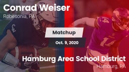 Matchup: Weiser vs. Hamburg Area School District 2020