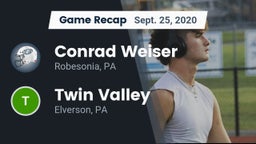 Recap: Conrad Weiser  vs. Twin Valley  2020