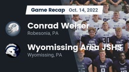 Recap: Conrad Weiser  vs. Wyomissing Area JSHS 2022