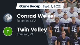 Recap: Conrad Weiser  vs. Twin Valley  2022