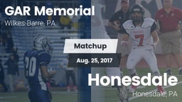 Matchup: GAR Memorial vs. Honesdale  2017