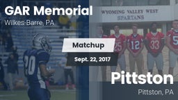 Matchup: GAR Memorial vs. Pittston  2017