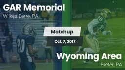 Matchup: GAR Memorial vs. Wyoming Area  2017