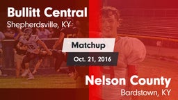 Matchup: Bullitt Central vs. Nelson County  2016