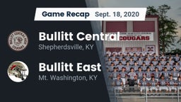 Recap: Bullitt Central  vs. Bullitt East  2020
