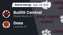 Recap: Bullitt Central  vs. Doss  2022