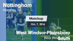 Matchup: Nottingham High vs. West Windsor-Plainsboro South  2016