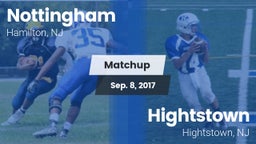 Matchup: Nottingham High vs. Hightstown  2017