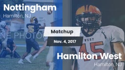 Matchup: Nottingham High vs. Hamilton West  2017