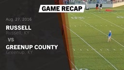 Recap: Russell  vs. Greenup County  2016