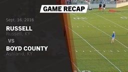 Recap: Russell  vs. Boyd County  2016