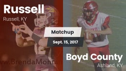 Matchup: Russell vs. Boyd County  2017