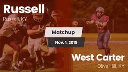 Matchup: Russell vs. West Carter  2019
