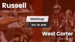 Matchup: Russell vs. West Carter  2020