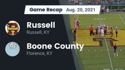 Recap: Russell  vs. Boone County  2021