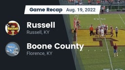 Recap: Russell  vs. Boone County  2022
