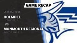 Recap: Holmdel  vs. Monmouth Regional  2016