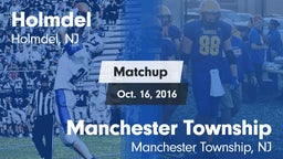 Matchup: Holmdel vs. Manchester Township  2016