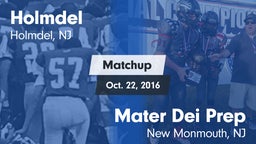Matchup: Holmdel vs. Mater Dei Prep 2016