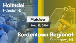 Matchup: Holmdel vs. Bordentown Regional  2016