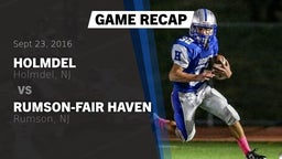 Recap: Holmdel  vs. Rumson-Fair Haven  2016