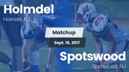 Matchup: Holmdel vs. Spotswood  2017