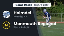Recap: Holmdel  vs. Monmouth Regional  2017
