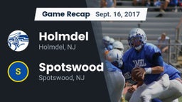 Recap: Holmdel  vs. Spotswood  2017