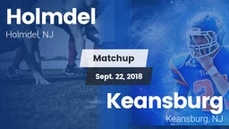 Matchup: Holmdel vs. Keansburg  2018