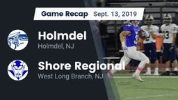 Recap: Holmdel  vs. Shore Regional  2019