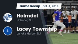 Recap: Holmdel  vs. Lacey Township  2019