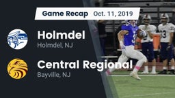Recap: Holmdel  vs. Central Regional  2019
