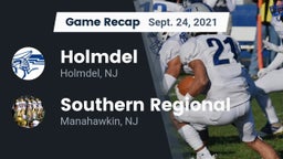 Recap: Holmdel  vs. Southern Regional  2021