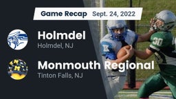 Recap: Holmdel  vs. Monmouth Regional  2022