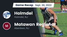 Recap: Holmdel  vs. Matawan Regional  2022