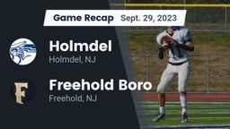 Recap: Holmdel  vs. Freehold Boro  2023