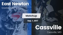 Matchup: East Newton vs. Cassville  2017