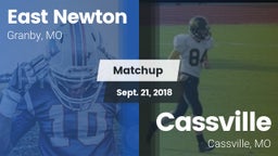 Matchup: East Newton vs. Cassville  2018