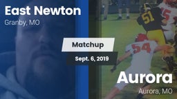 Matchup: East Newton vs. Aurora  2019