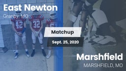 Matchup: East Newton vs. Marshfield  2020