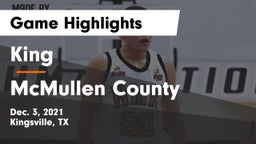 King  vs McMullen County  Game Highlights - Dec. 3, 2021