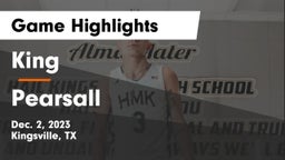King  vs Pearsall  Game Highlights - Dec. 2, 2023