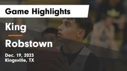 King  vs Robstown  Game Highlights - Dec. 19, 2023