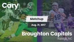 Matchup: Cary vs. Broughton Capitals 2017