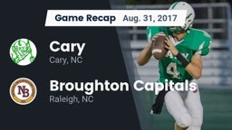 Recap: Cary  vs. Broughton Capitals 2017