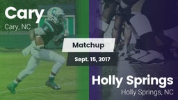 Matchup: Cary vs. Holly Springs  2017